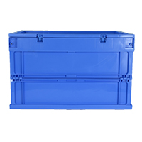 [무료배송] 접이식 물류박스 / B530365320 / 블루 / 5개